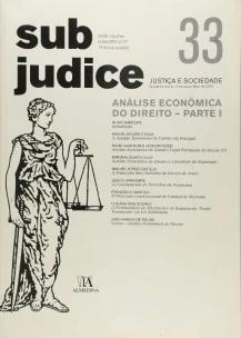 Sub Judice33 - Análise Económica do Direito - Parte I - 01Ed/05